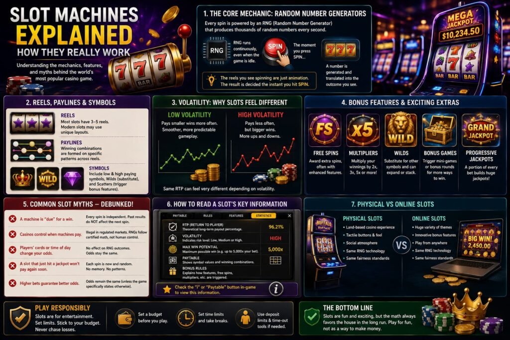 Slot Machines Explained: How They Really Work