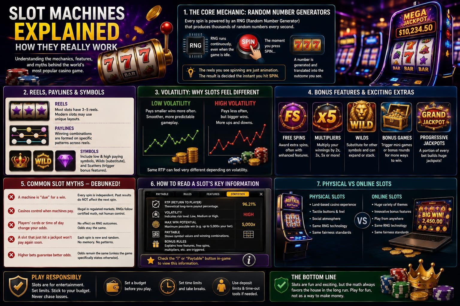 Slot Machines Explained: How They Really Work