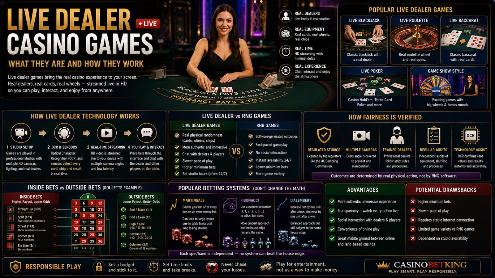 Live Dealer Casino Games: What They Are and How They Work